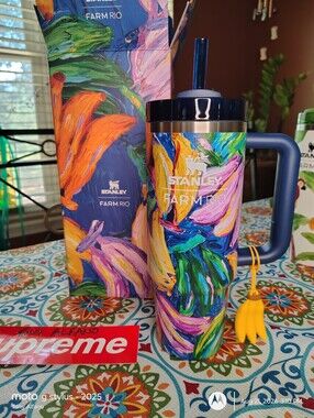 Stanley x Farm Rio Painted Bananas 30oz Quencher BNIB - In Hand Ships Fast
